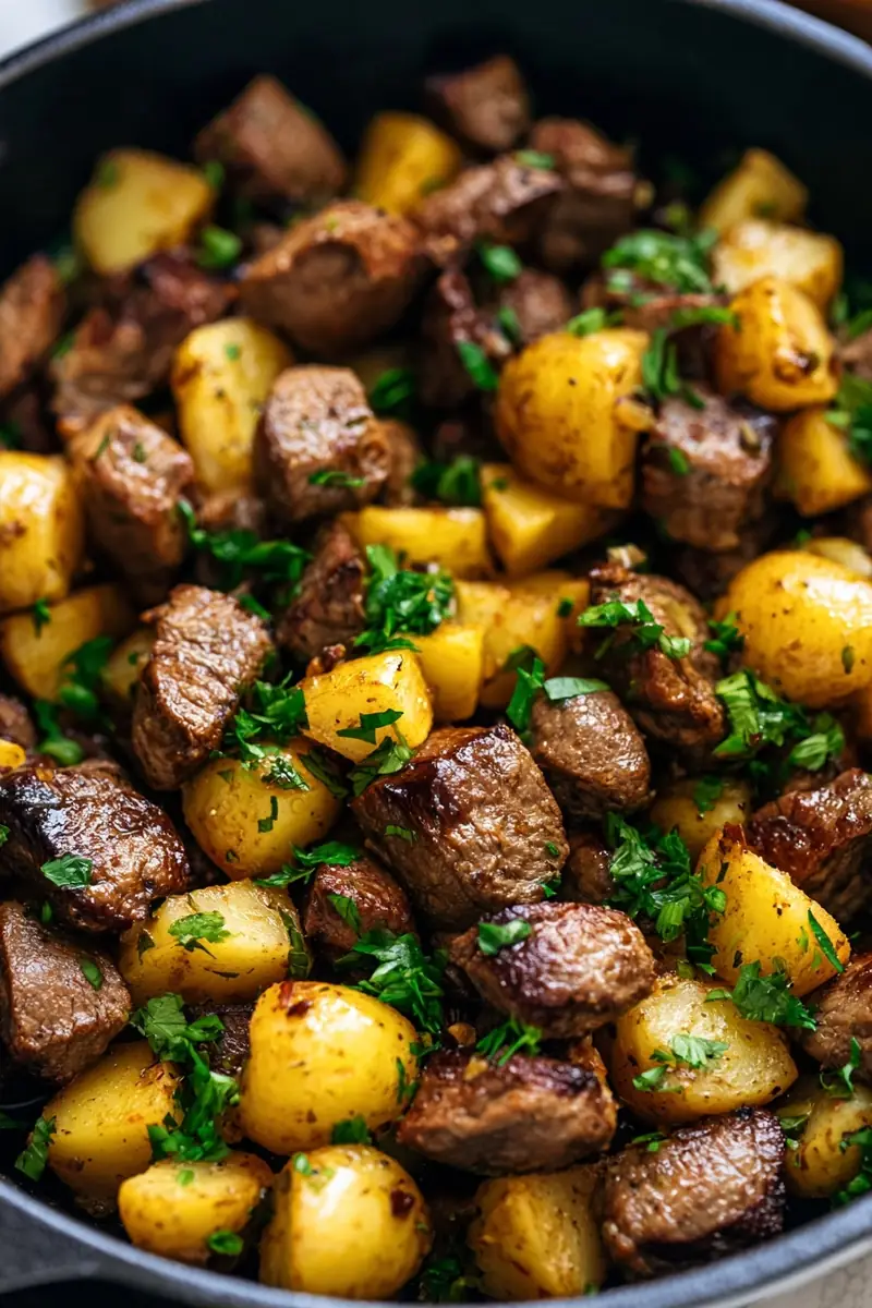 Why you'll love steak bites and potatoes recipe