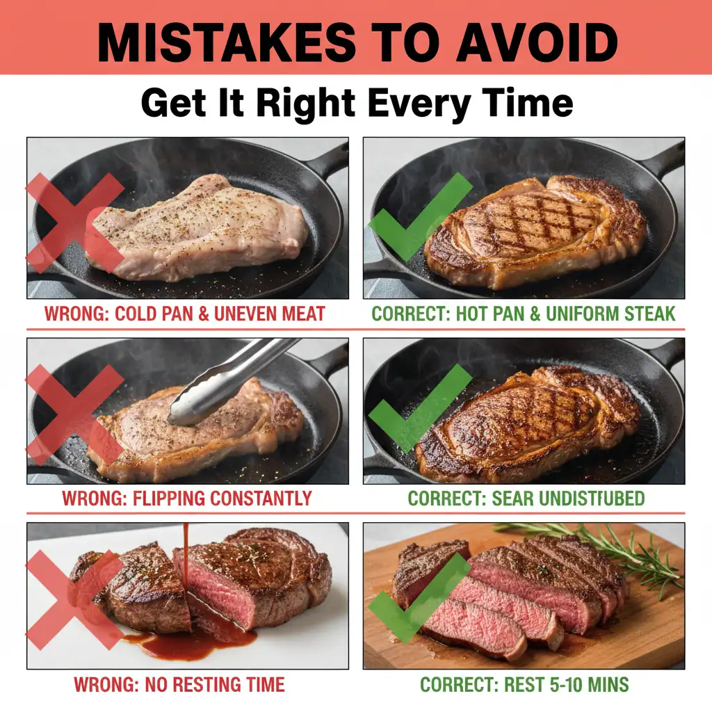 steak dinner ideas common mistakes