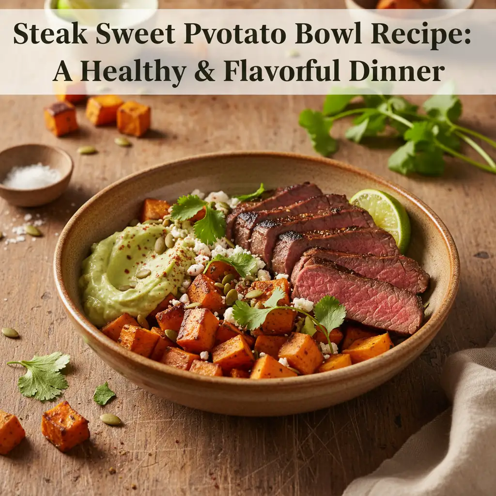 steak sweet potato bowl recipe featured