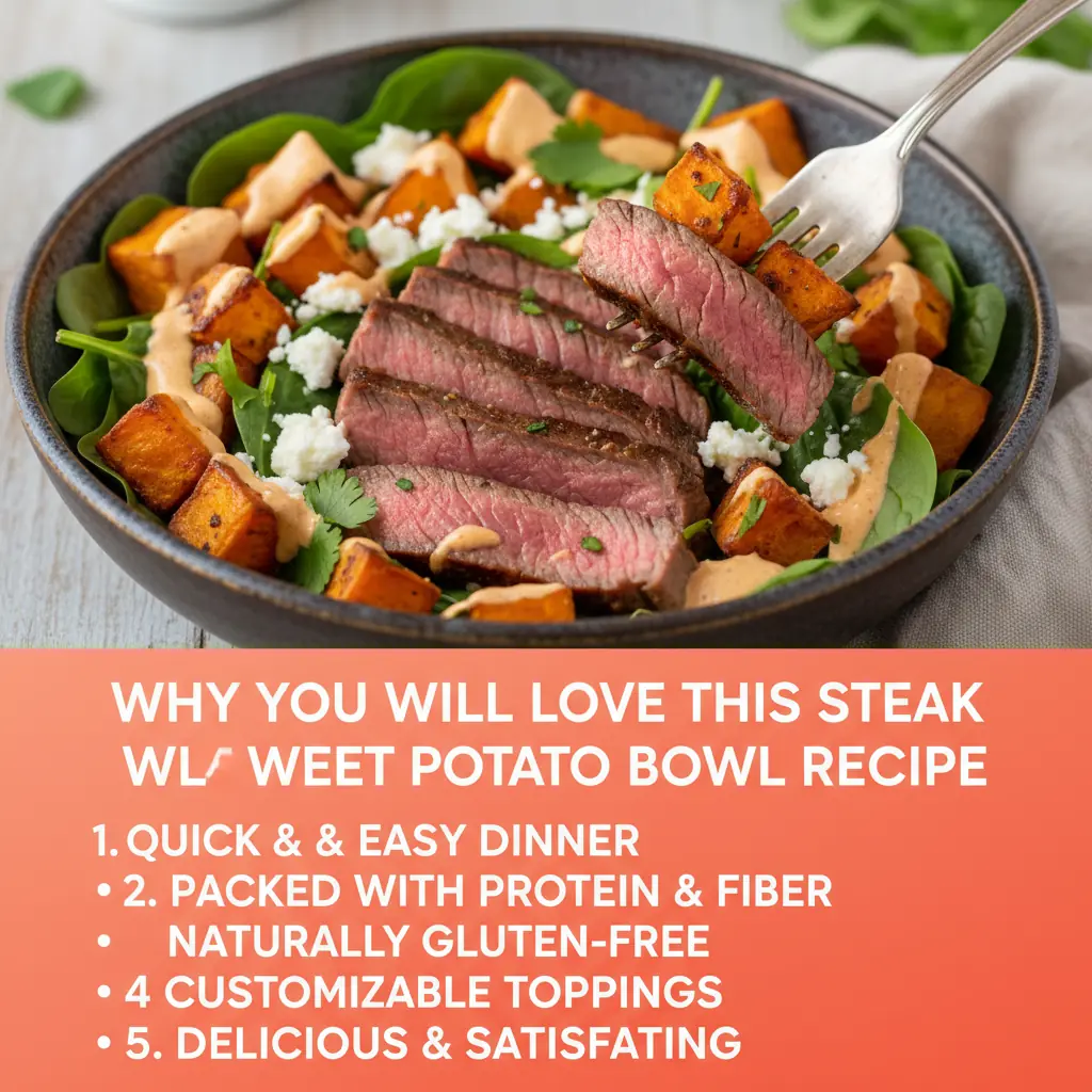 Why you'll love steak sweet potato bowl recipe