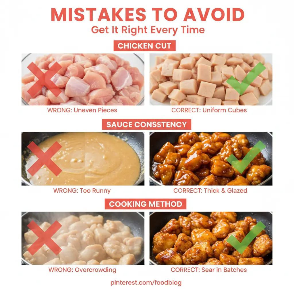 sticky chicken bowls common mistakes