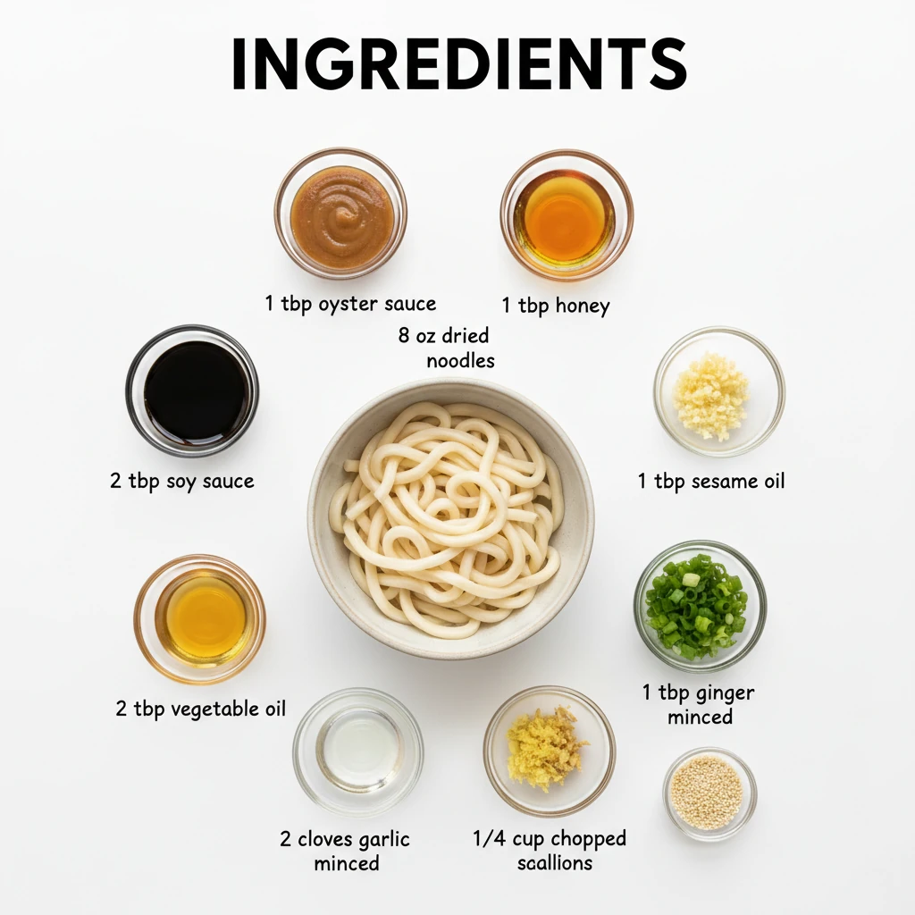 sticky noodles recipe ingredients
