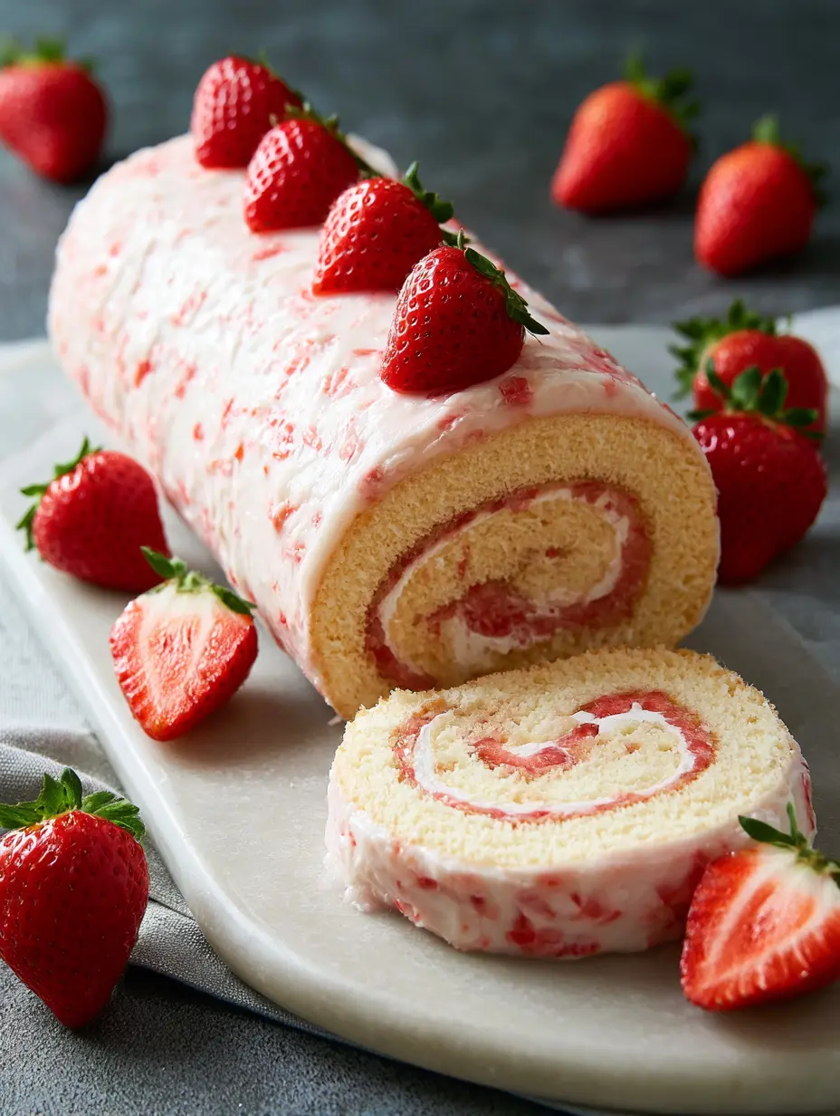 Why you'll love strawberries and cream swiss roll recipe