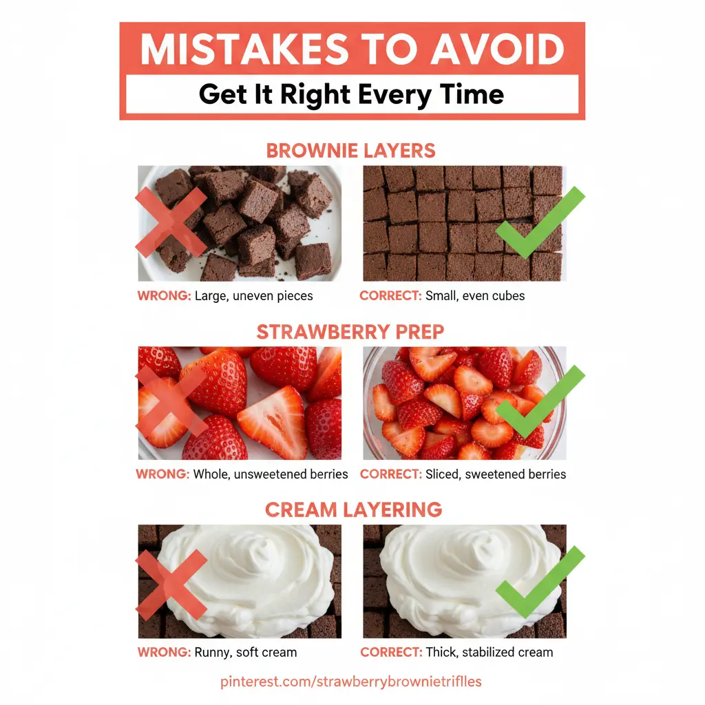 strawberry brownie trifle recipe common mistakes