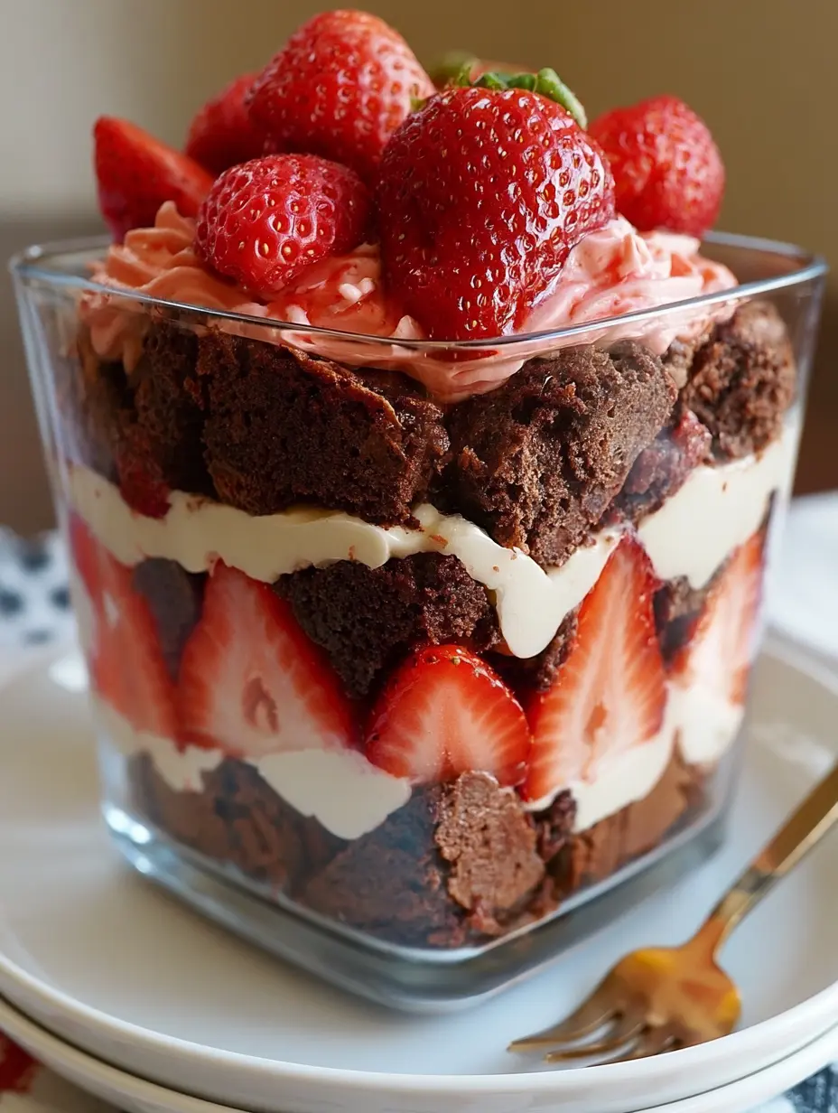 Why you'll love strawberry brownie trifle recipe