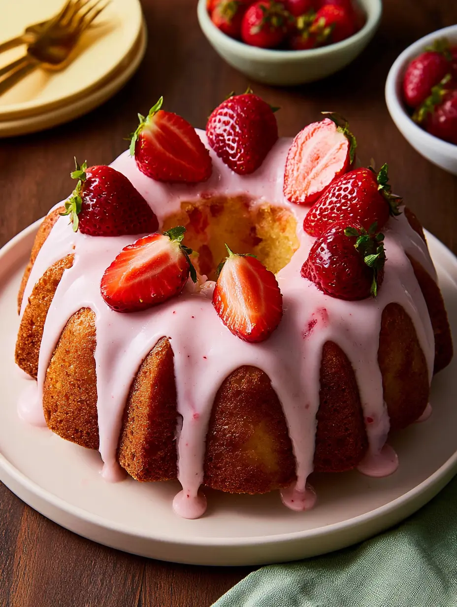 Why you'll love strawberry bundt cake recipe