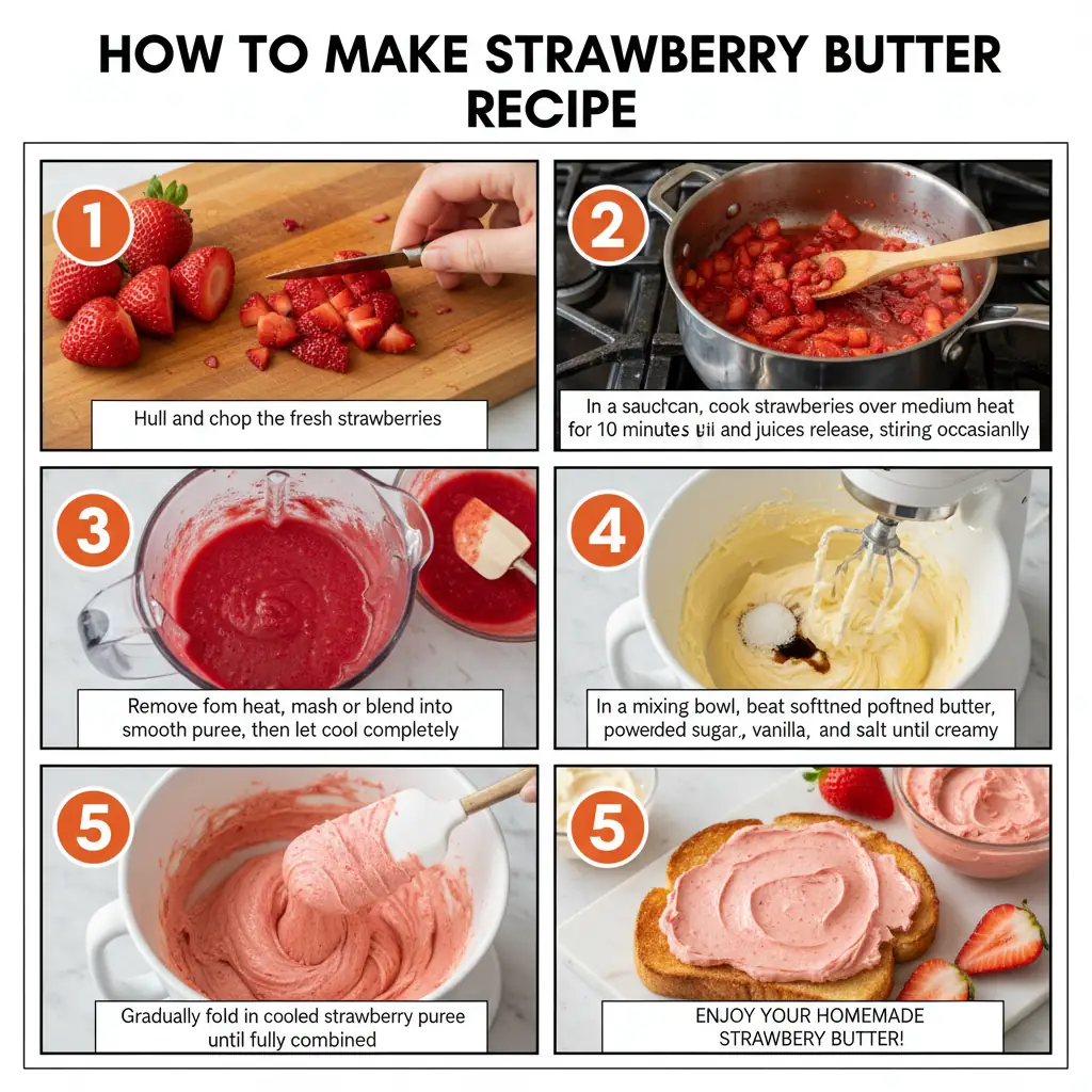 How to make strawberry butter recipe