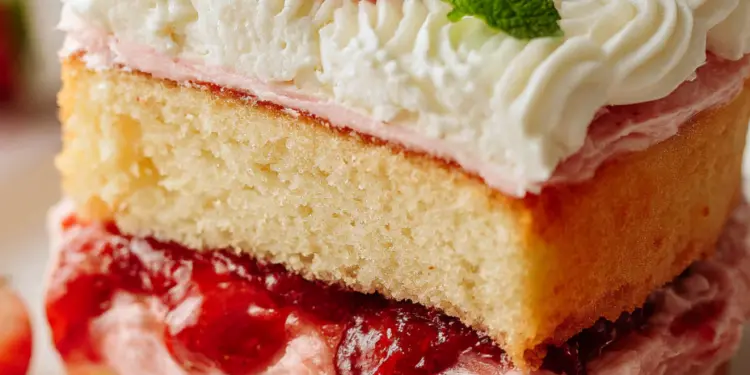 strawberry cake filling featured
