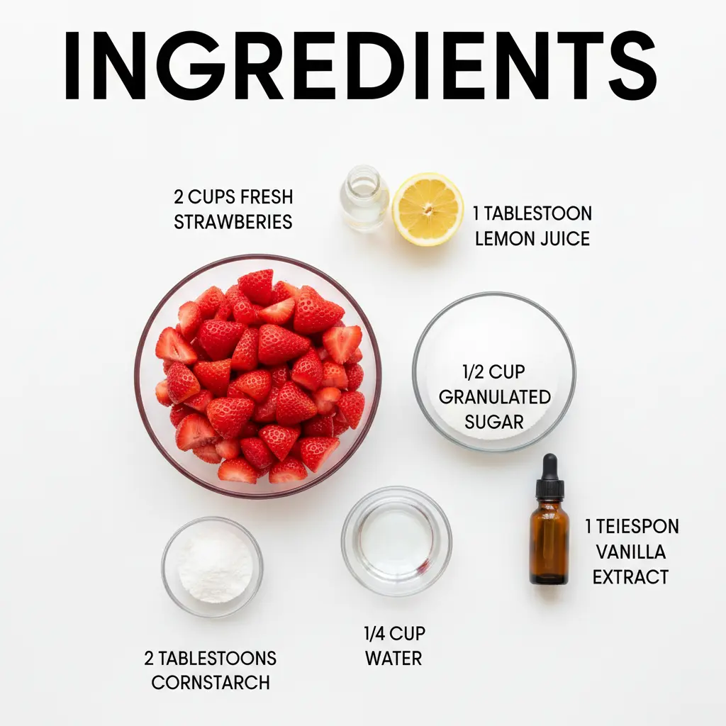 strawberry cake filling ingredients