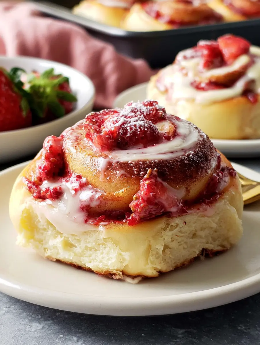 Why you'll love strawberry cheesecake cinnamon rolls