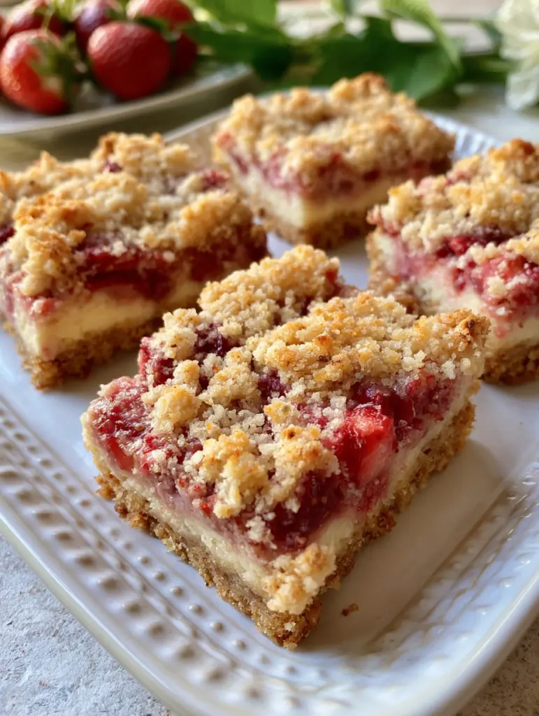 strawberry cheesecake crumb bars recipeCard1