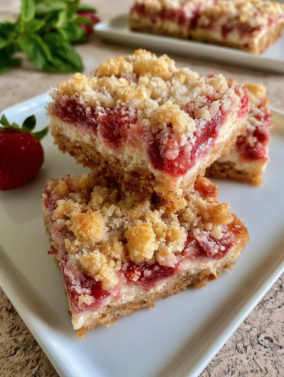 Why you'll love strawberry cheesecake crumb bars