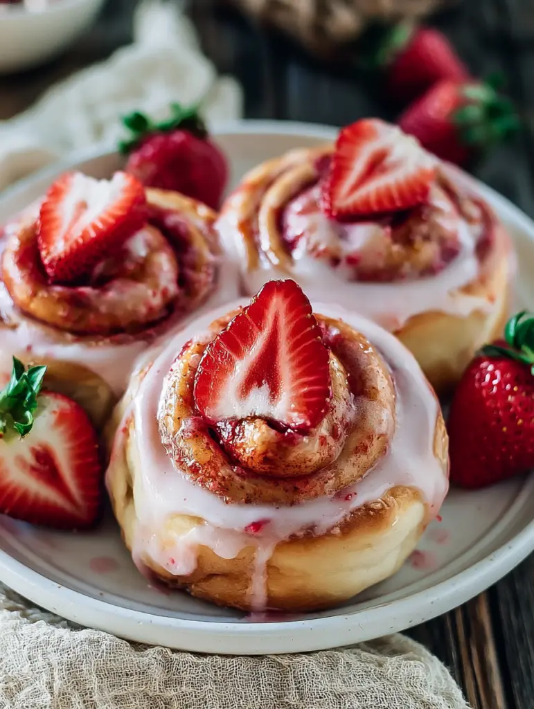 strawberry cinnamon rolls recipe recipeCard1