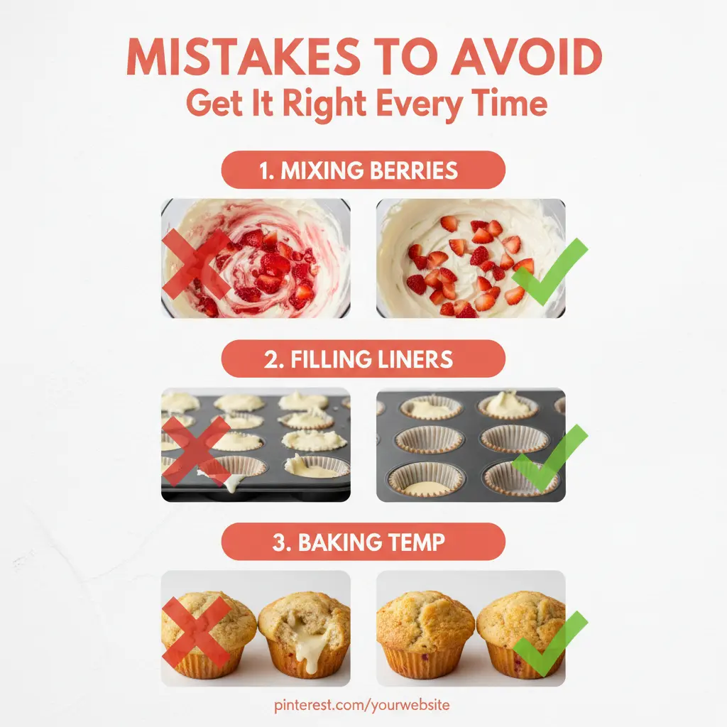strawberry cream cheese muffins recipe common mistakes