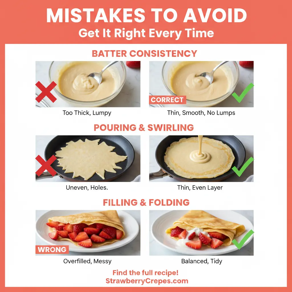 strawberry crepes recipe common mistakes