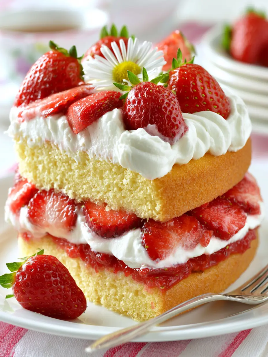 Why you'll love strawberry daisy sponge cake recipe