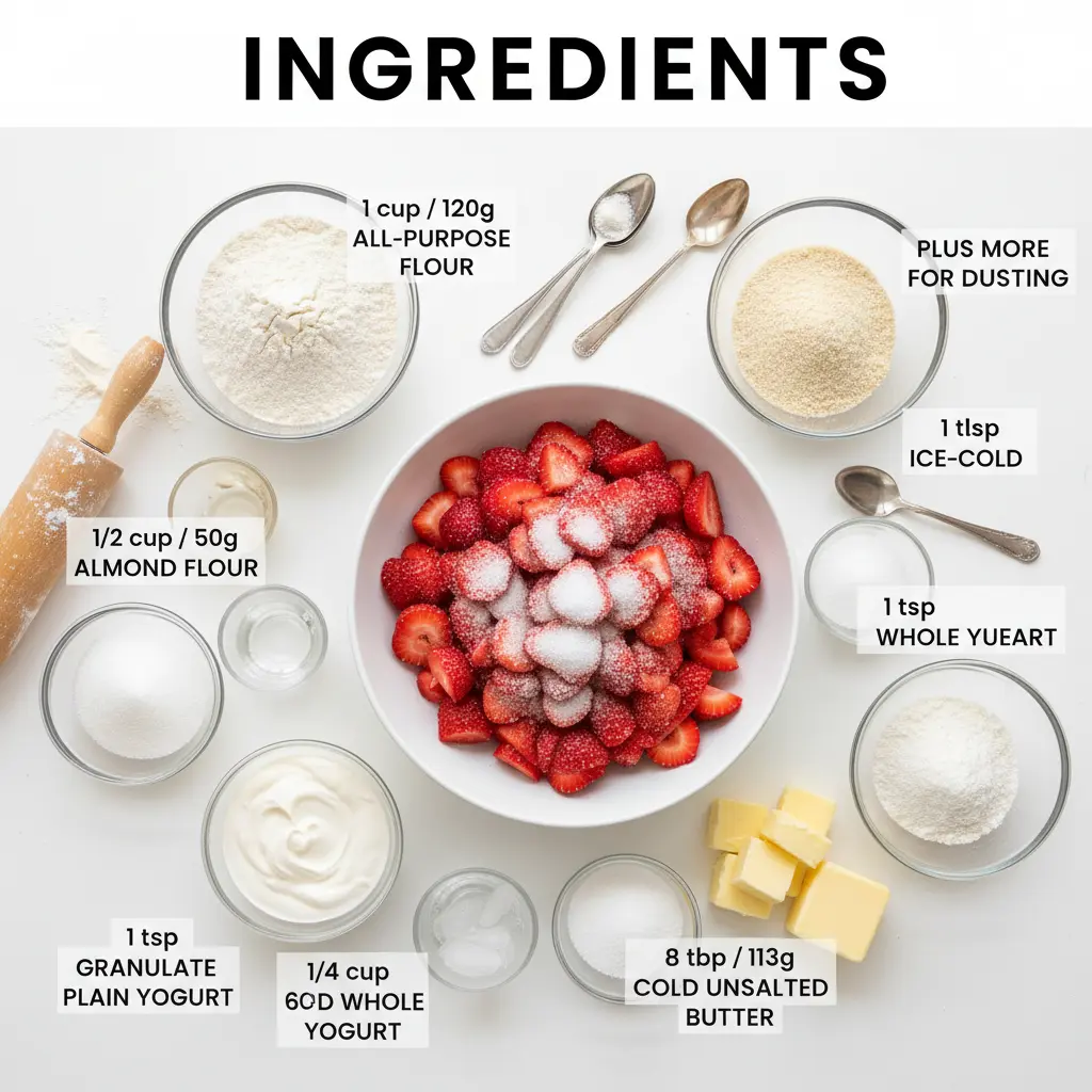 strawberry galette recipe ingredients