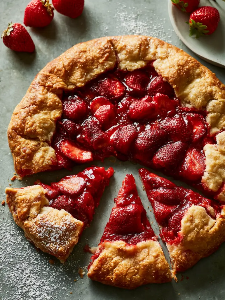 strawberry galette recipe recipeCard1