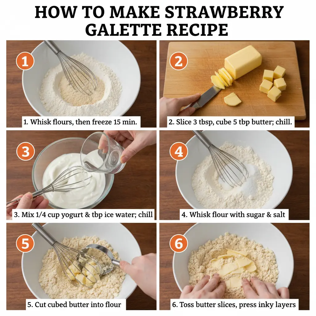 How to make strawberry galette recipe