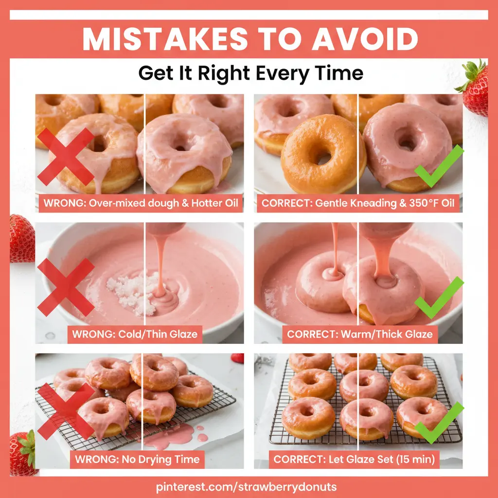 strawberry glazed donuts recipe common mistakes