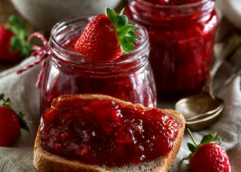 strawberry jam recipe featured