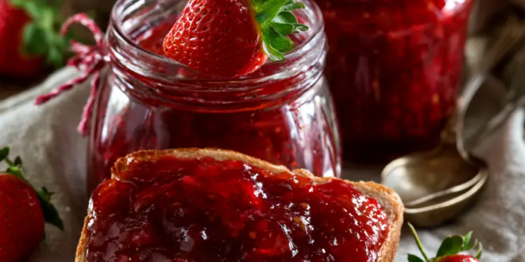strawberry jam recipe featured