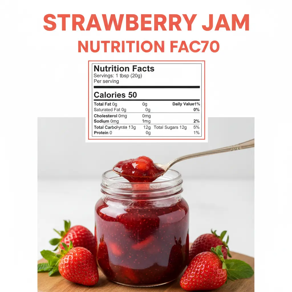 strawberry jam recipe nutritional information