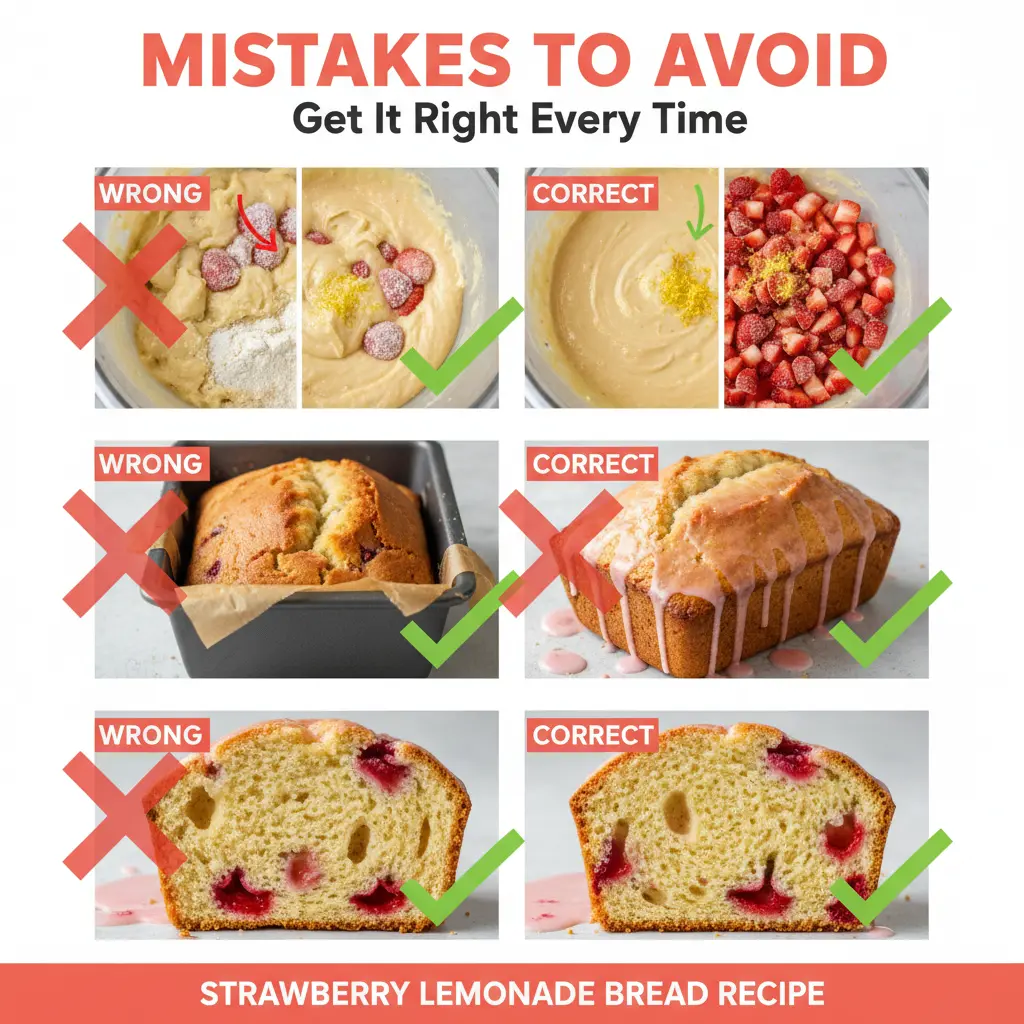 strawberry lemonade bread recipe common mistakes
