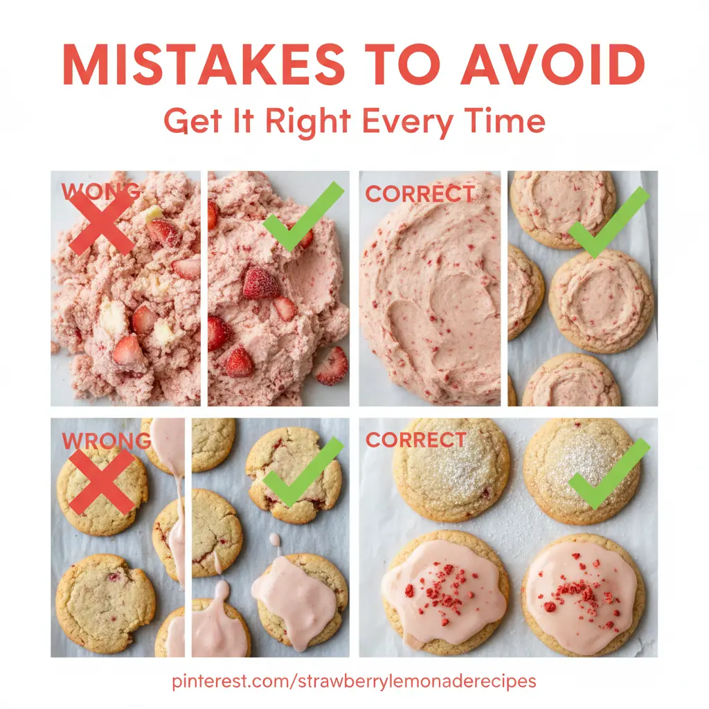 strawberry lemonade meltaway cookies recipe common mistakes