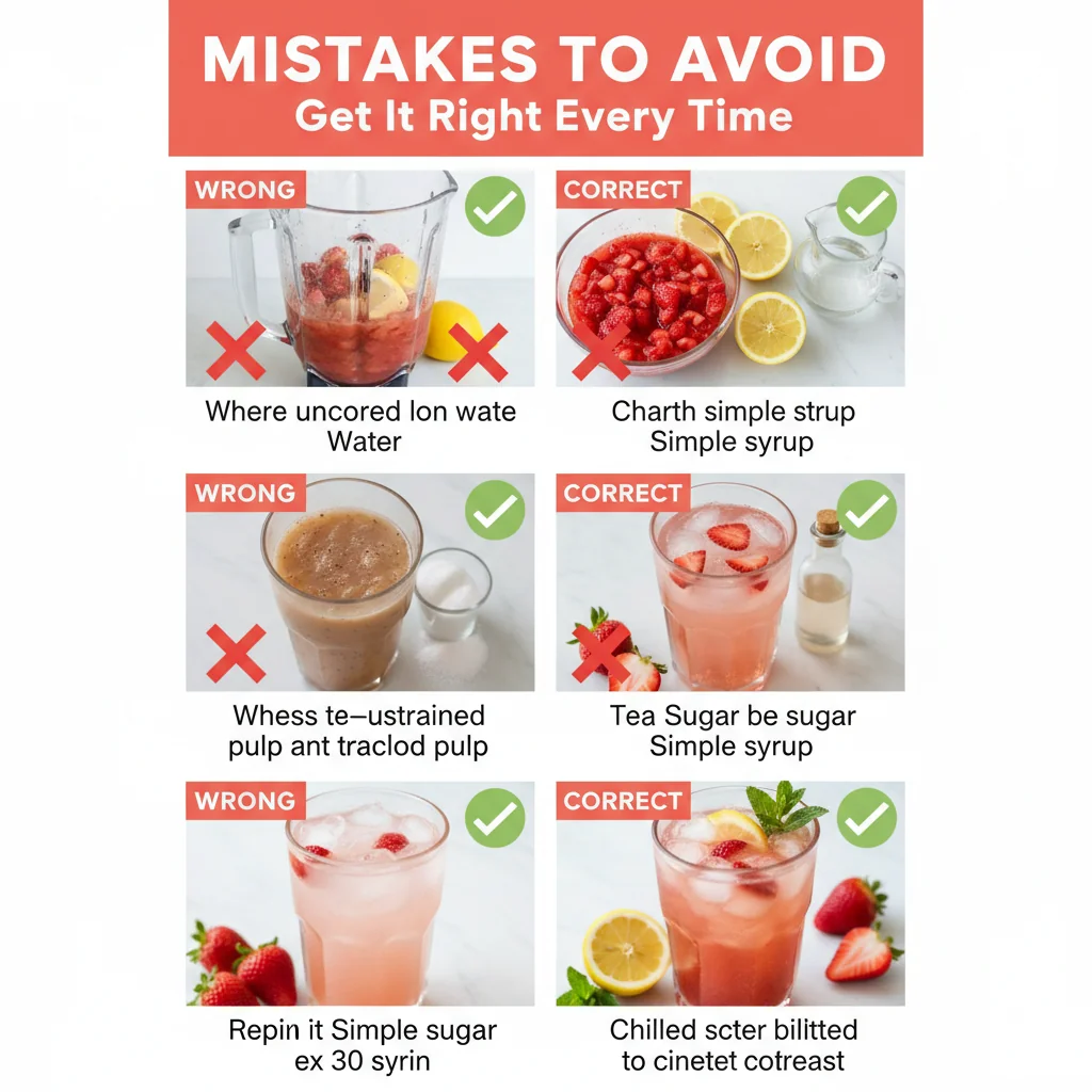 strawberry lemonade recipe common mistakes