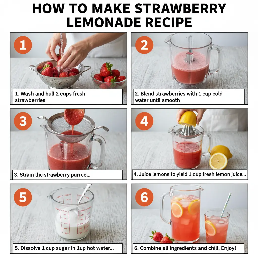 How to make strawberry lemonade recipe