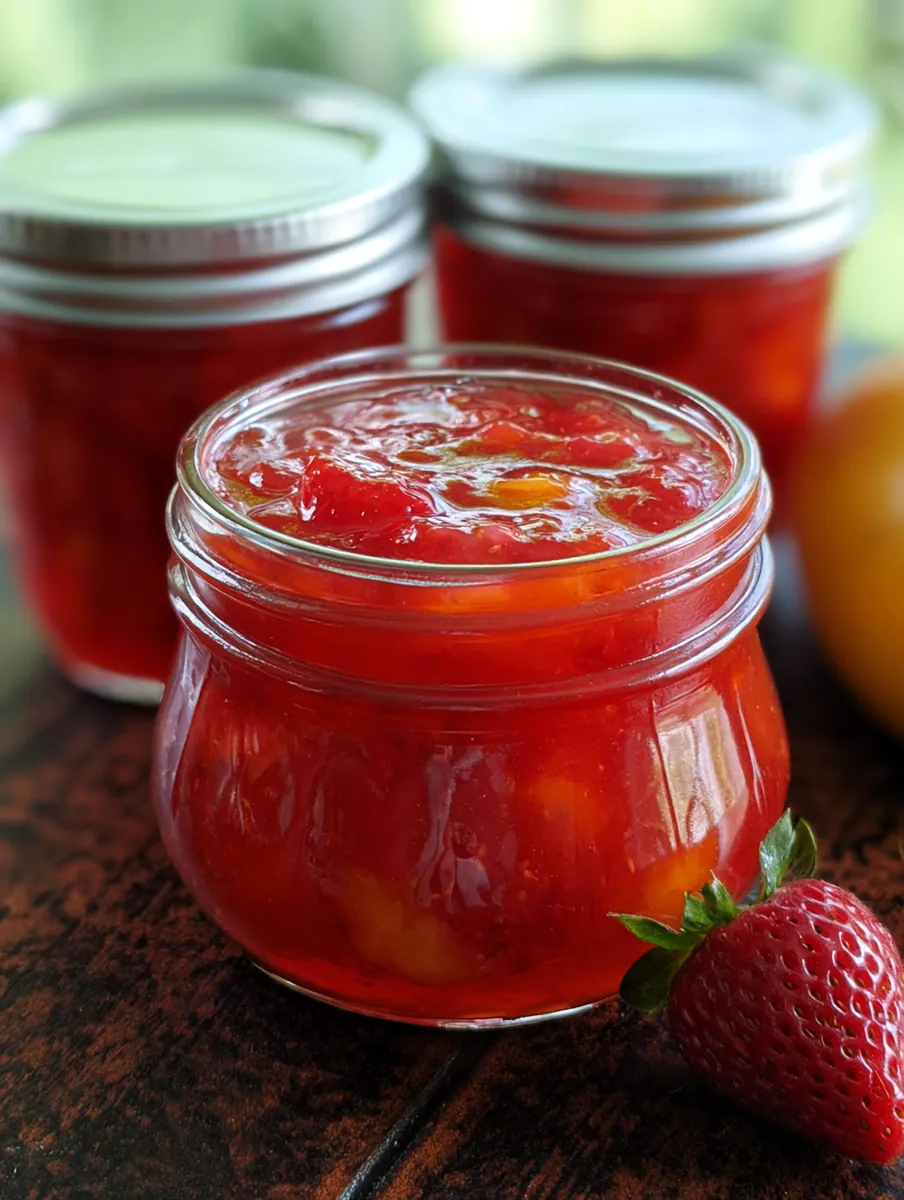 strawberry mango jam recipe recipeCard1