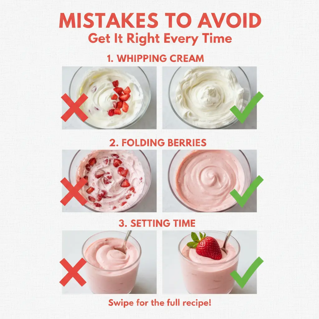 strawberry mousse recipe common mistakes
