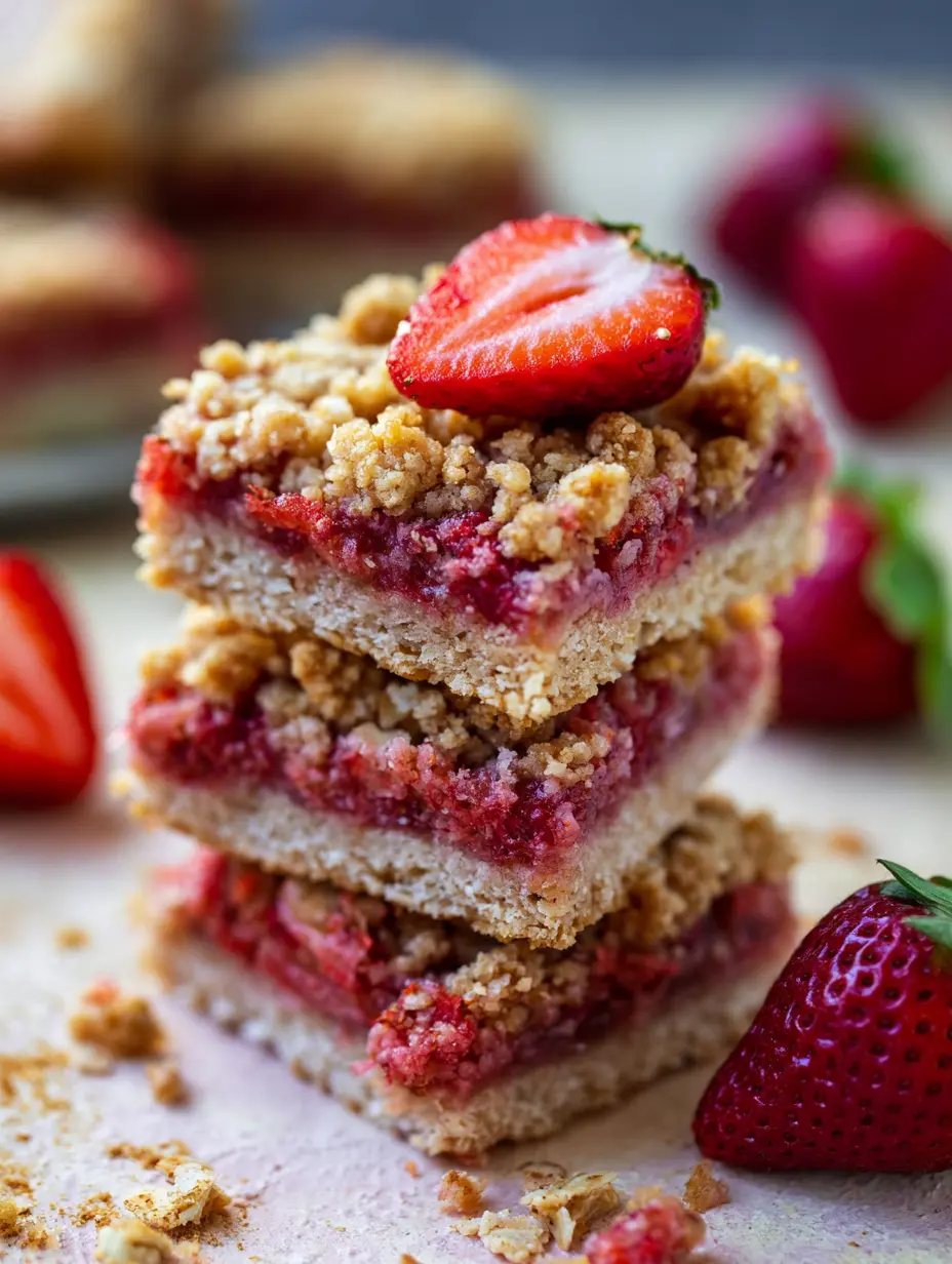 Why you'll love strawberry oatmeal crumble bars recipe