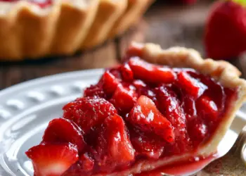 strawberry pie recipe featured