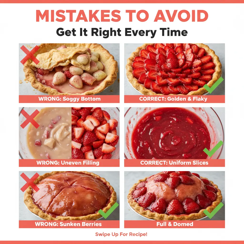 strawberry pie recipe common mistakes