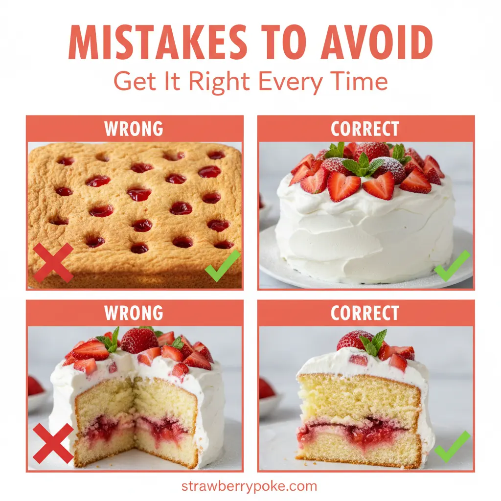 strawberry poke cake recipe common mistakes