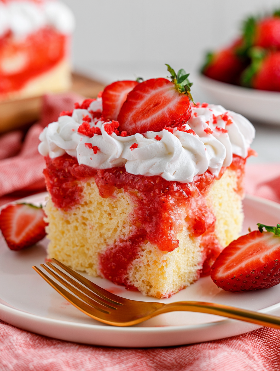 Why you'll love strawberry poke cake recipe