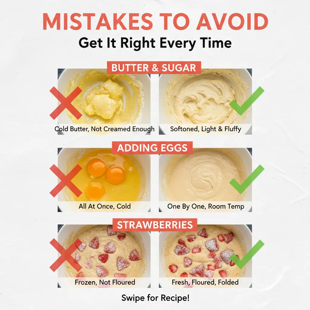 strawberry pound cake recipe common mistakes