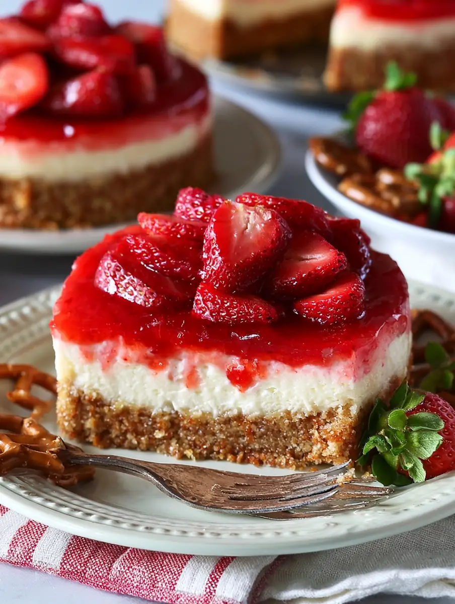 Why you'll love strawberry pretzel cheesecake recipe