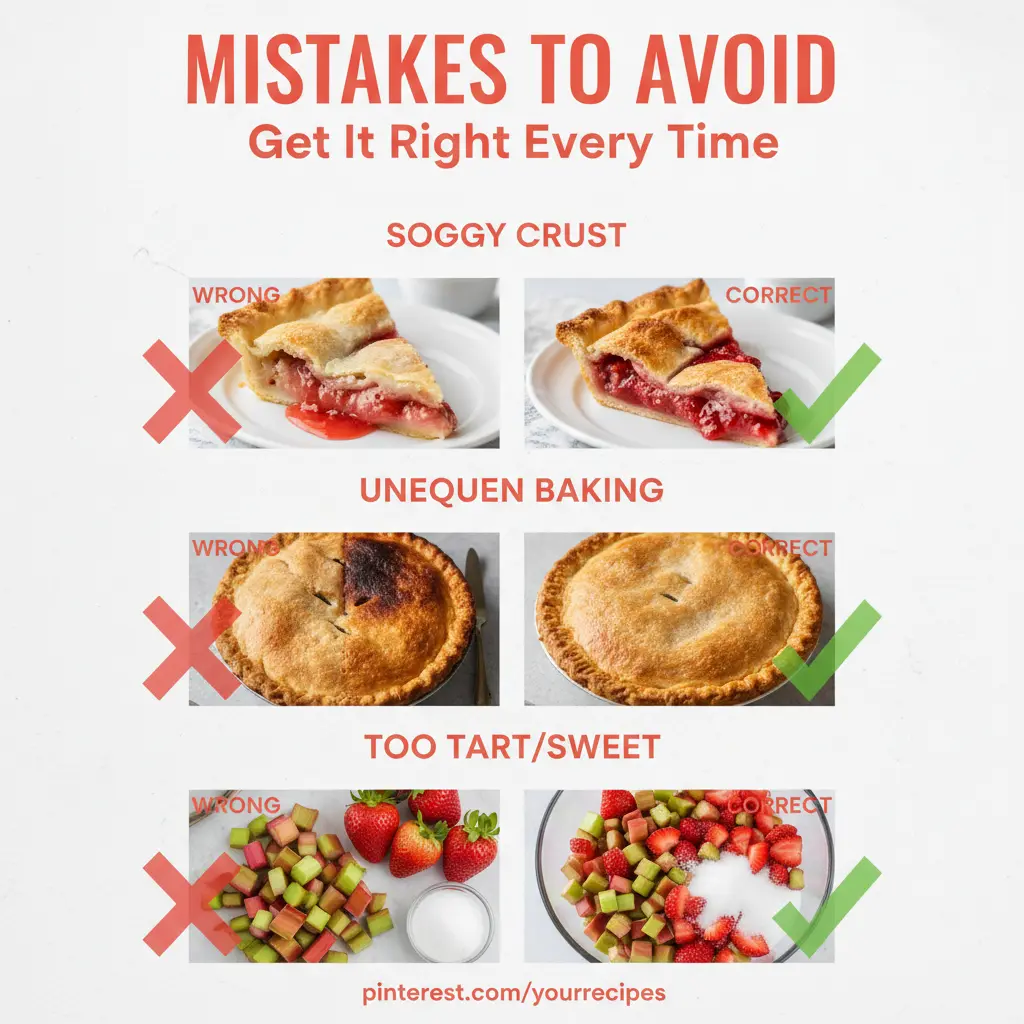 strawberry rhubarb pie recipe common mistakes