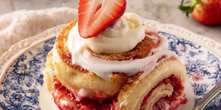 strawberry rolls recipe featured