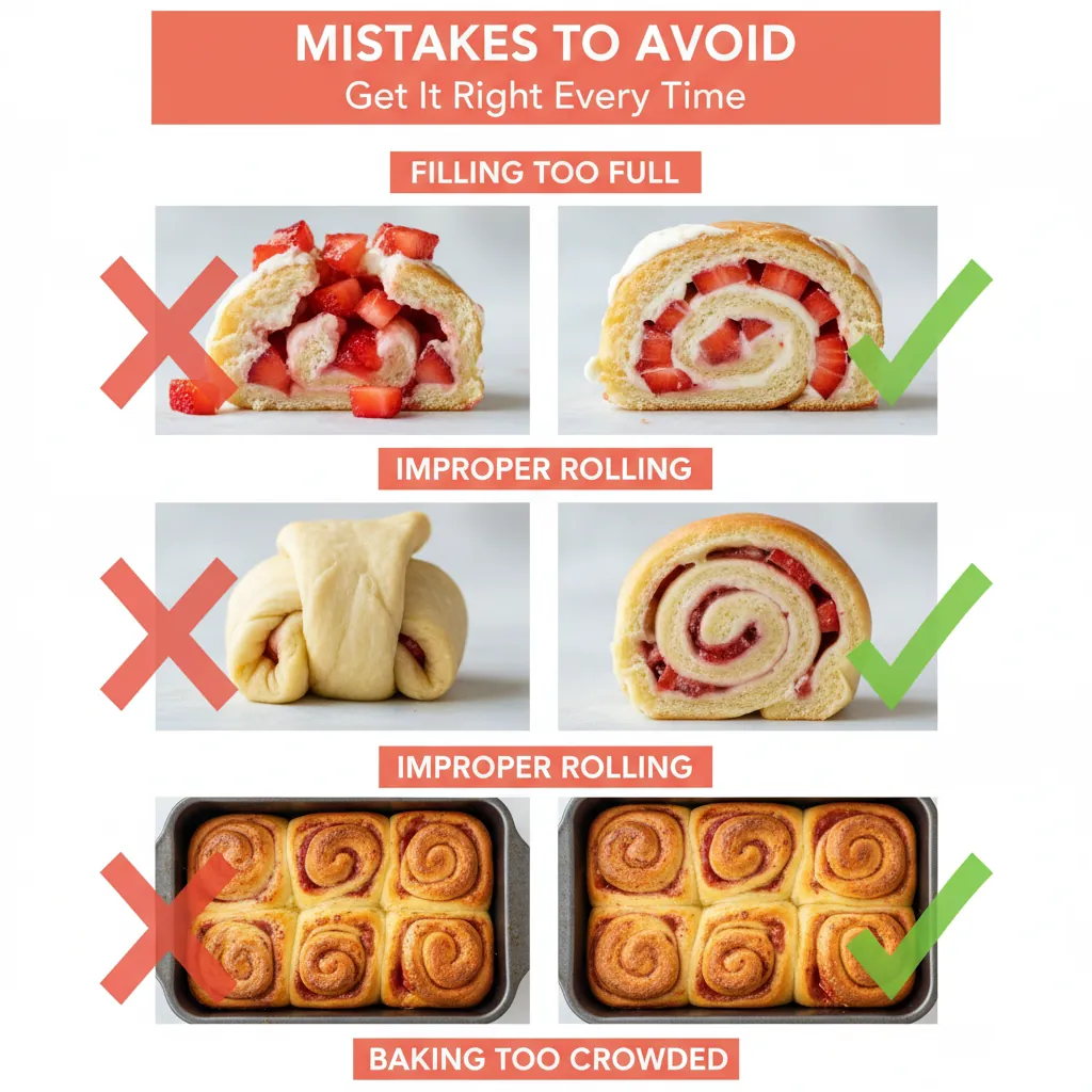 strawberry rolls recipe common mistakes
