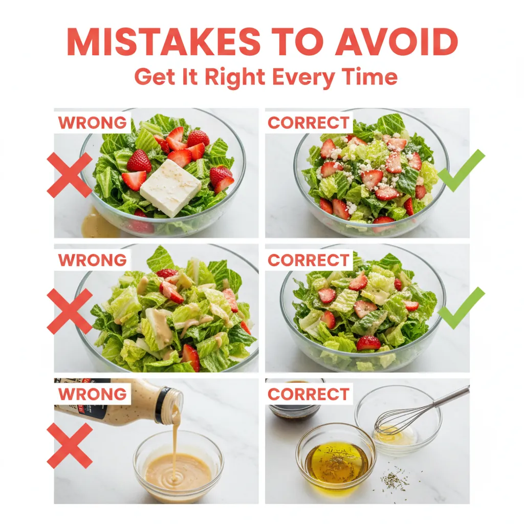 strawberry romaine feta salad recipe common mistakes