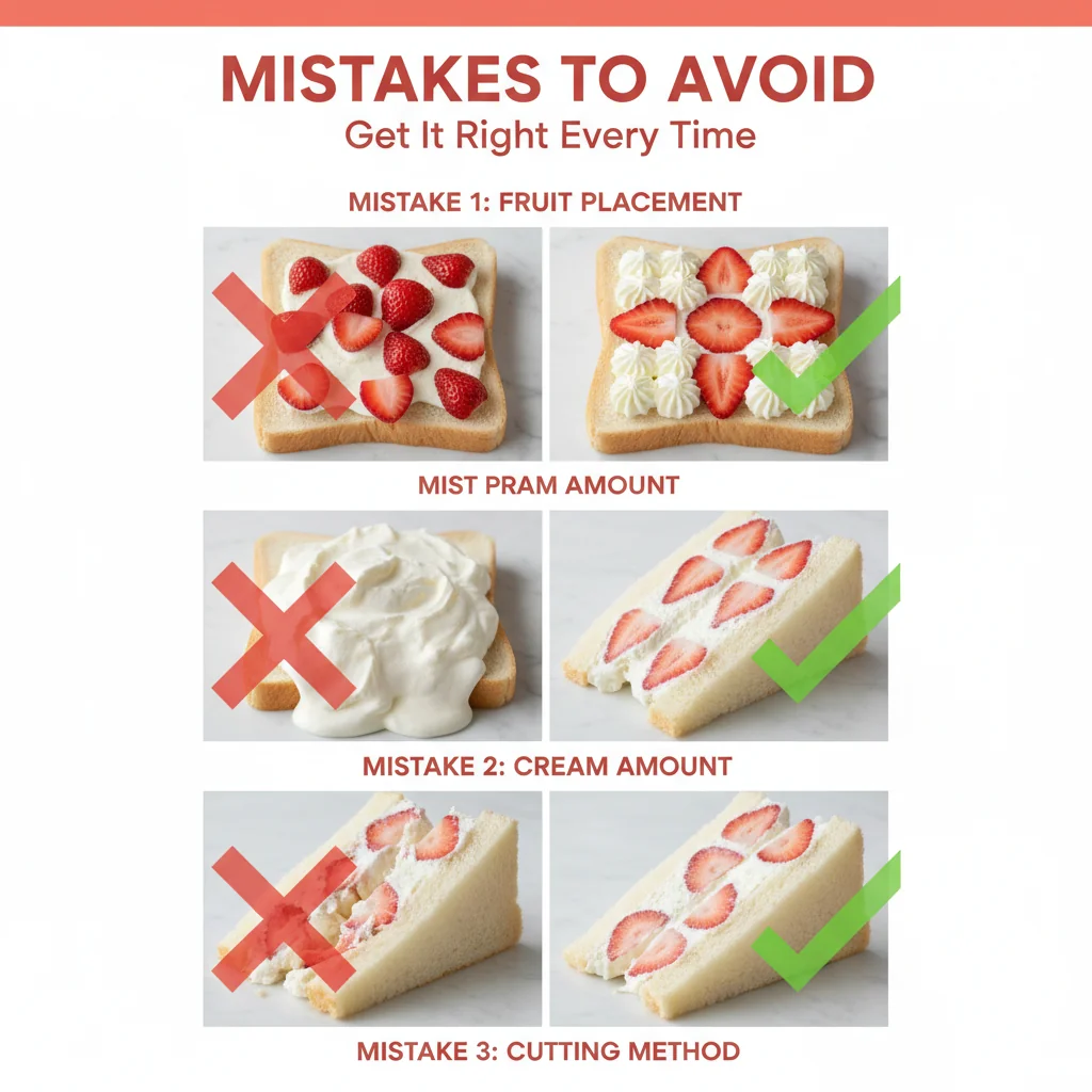 strawberry sando recipe common mistakes