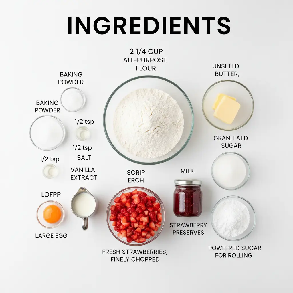 strawberry shortcake cookies recipe ingredients