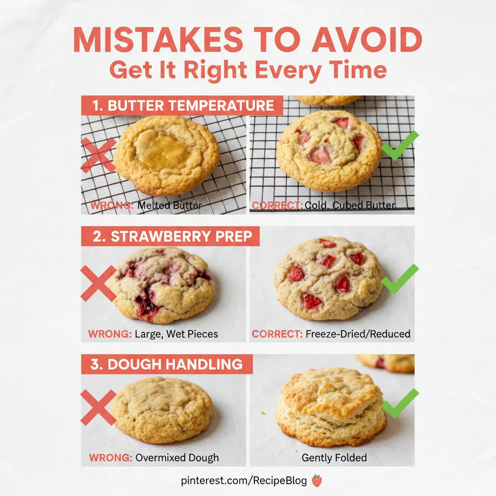 strawberry shortcake cookies recipe common mistakes