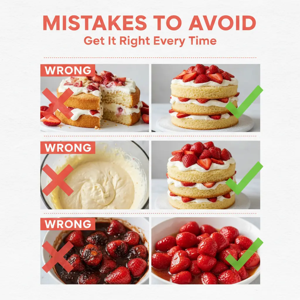 strawberry shortcake layer cake recipe common mistakes