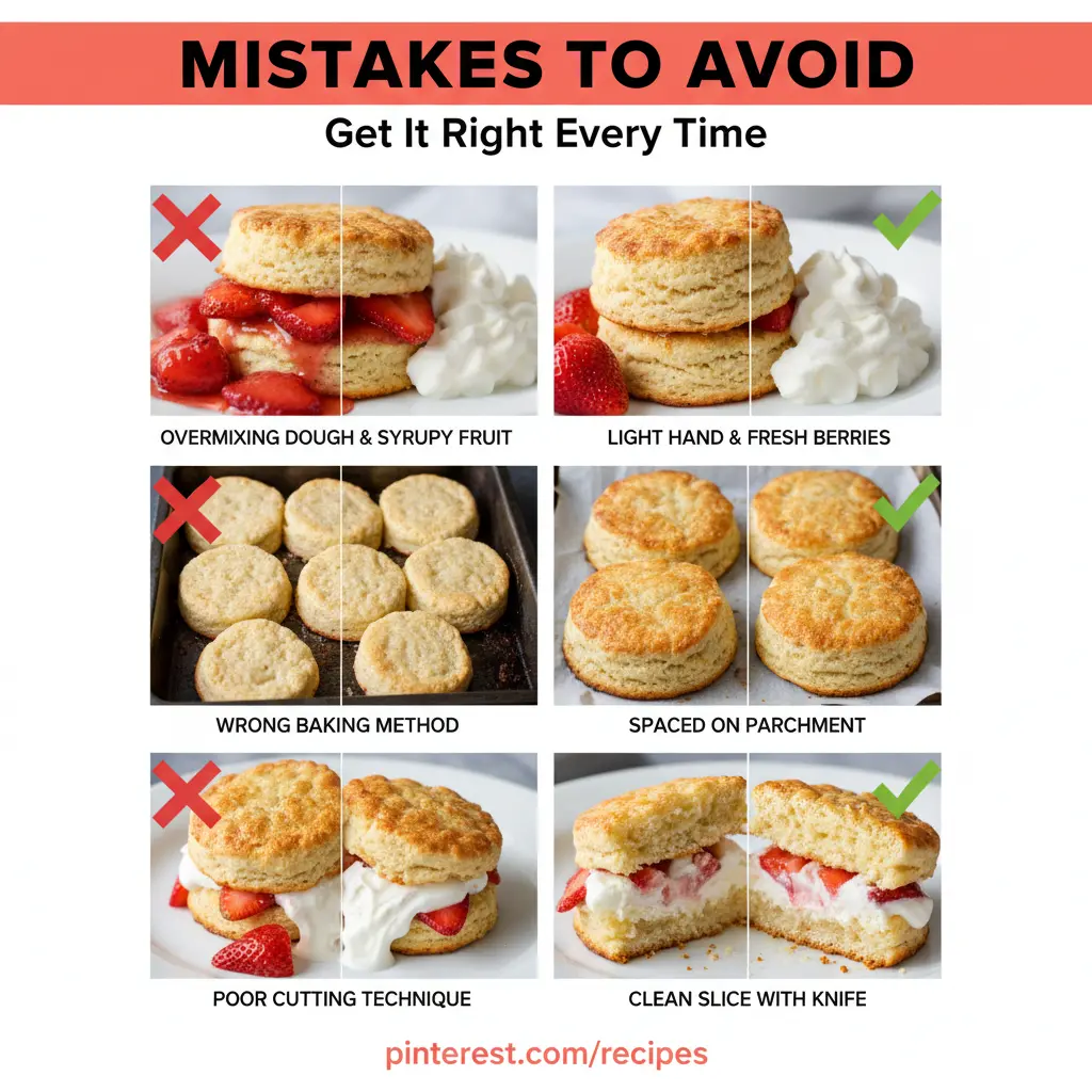strawberry shortcake recipe common mistakes