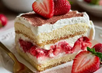 strawberry tiramisu recipe featured